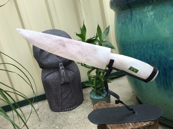 KNIFES & SWORDS rose quartz knife 32cm