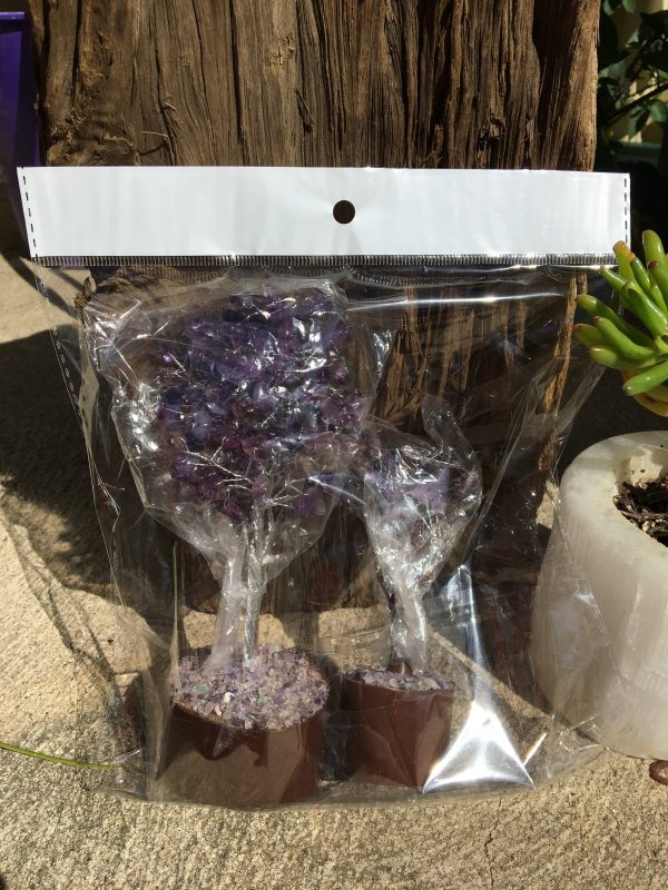 BOXED & BAGGED ITEMS amethyst trees