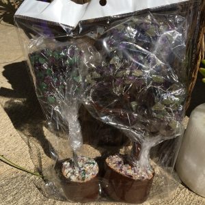 BOXED & BAGGED ITEMS green aventurine- amethyst trees