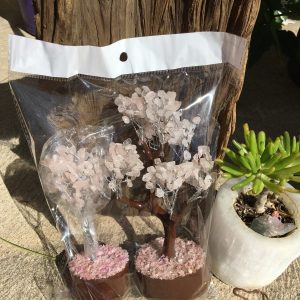 BOXED & BAGGED ITEMS rose quartz trees
