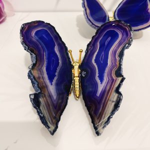 Purple agate butterfly