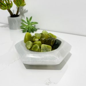 Jade Olive 2-3cm Tumbled Stones